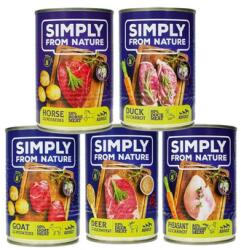 Simply from Nature Nedves kutyaeledel mix 5 ízben 5 x 400g