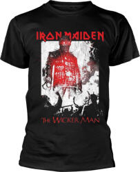 Iron Maiden The Wicker Man Smoke Black L Ing (IMTEE80MB03)