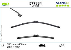 Valeo Set lamele Stergator parbriz 700 450 MM VALEO 577834