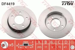 TRW Disc frana spate TRW DF4419
