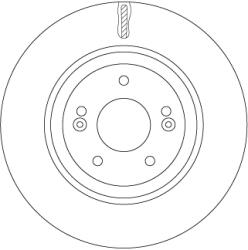 TRW Disc frana fata TRW DF7592
