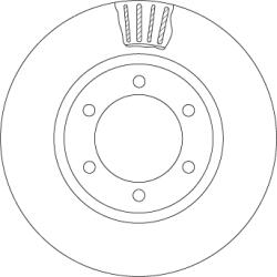 TRW Disc frana fata TRW DF4494