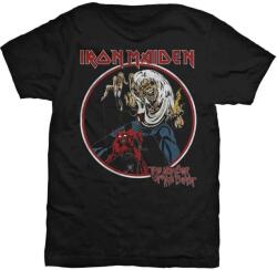 Iron Maiden Number Of The Beast Vintage Тениска с къс ръкав Black L (IMTEE42MB03)