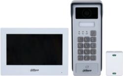 Dahua Kit videointerfon Dahua KTX03 S2 2 fire cu Wi-Fi, ecran touchscreen 7 inch 1024x600, camera 2MP, IR, control acces cu card si parola, aplicatie mobila, IP65 IK08, KTX03 (KTX03)