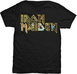Iron Maiden Eddie Logo Black L Ing (IMTEE45MB03)