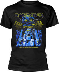 Iron Maiden Back in Time Mummy Тениска с къс ръкав Black L (IMTEE81MB03)