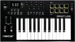 Nektar Impact LX25 mk3 Black Claviatură MIDI (<![CDATA[LX25 MK3]]>) Controler MIDI