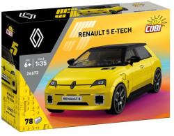 COBI Renault 5 e-tech 1: 35 Galbenă (CBCOBI-24673)