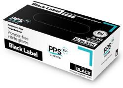 PPS GLOVES Manusi negre nepudrate din nitril Black Label PPS, 100 bucati, PPS Gloves-L