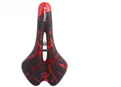 Toopre Tour anatomikus sport nyereg, 275 x 150 mm, fekete-piros