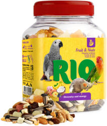 RIO madár snack óriáspapagájnak gyümölcs&magvak 160g