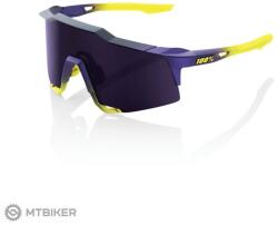  Ochelari 100% SPEEDCRAFT Matte Metallic Digital Brights mov/galben