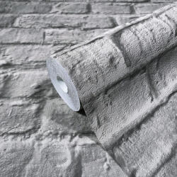 MARBURG Téglamintás barna vlies tapéta MARBURG/WOOD&STONES 34168 (34168)