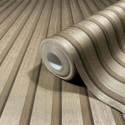 MARBURG Csíkos aranyszínű vlies tapéta MARBURG/WOOD&STONES 33396 (33396)