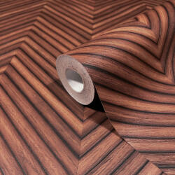 MARBURG Famintás barna vlies tapéta MARBURG/WOOD&STONES 33379 (33379)