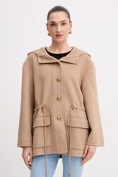 Luisa Spagnoli kabát női gyapjúval Vicinato - bézs M