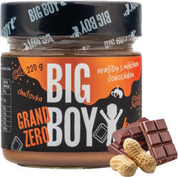 Big Boy Grand Zero tejcsokoládéval 220 g, mogyoró tejcsokoládéval