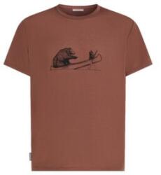 Icebreaker Merino Blend Core SS Tee Canoe Companions Men Tricou cu mânecă scurtă CAROB XL