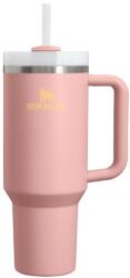 STANLEY Прасковен термос със сламка от неръждаема стомана 1, 18 l Quencher H2. O FlowState Tumbler Peach Rose - Stanley (100000148098)