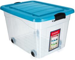 Kadax Játéktároló Nagy Doboz Gurulós Láda Műanyag Nagy 60L (K3568)