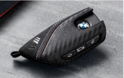 BMW Gyári BMW M Performance alcantara - carbon kulcstartó - kulcstok 82295A56C32