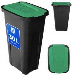 Kadax Szemetes Kuka Szelektív Hulladékgyűjtő 30L Vödör Szemetes Fedéllel (K10854)