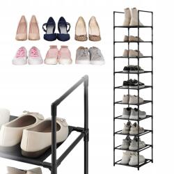Bedee Cipőtartó Állvány Cipőtartó Polc Magas Keskeny Nagy Moduláris 10 Szint (STOJAK NA BUTY OBUWIE REGAŁ PÓŁKA WYSOKA)