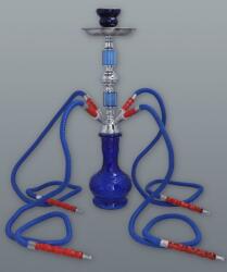 Chillout Smoke Hookah kék vízipipa 4 csöves 44 cm (DM-5-5546)