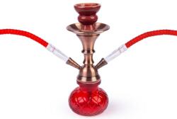 Chillout Smoke Hookah piros vízipipa 2 csöves 25, 5 cm (DM-5-5389)