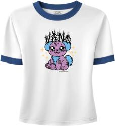 Vans - PUPPY W RINGER TEE - Női póló (VN000W24WHT1)