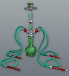 Chillout Smoke Hookah zöld vízipipa 4 csöves 44 cm (DM-5-5548)