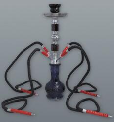 Chillout Smoke Hookah fekete-sötétkék vízipipa 4 csöves 44 cm (DM-5-5545)