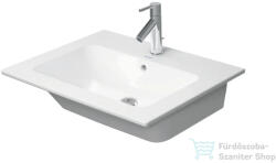 Duravit ME BY STARCK 63x49 cm-es beépíthető mosdó, matt fehér 233663AC00 (233663AC00)
