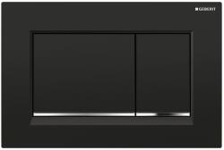 Geberit Sigma30 - Sigma30 vezérlőgomb, fekete / króm fényes, 115.883. KM. 1 (115.883.KM.1)