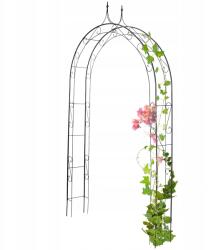 Kadax Kerti Pergola Fém Boltív Virágokhoz Rózsák Rózsákhoz KÚSZÓNÖVÉNYEK281 cm Támaszték (K719)
