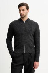 Sisley kardigán gyapjú keverékből - szürke M - answear - 43 990 Ft