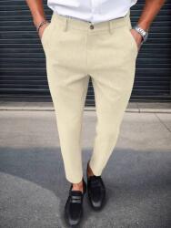 Shein KC43114 Shein Elegáns Férfi Nadrág Ekrü Színben (10) XXL