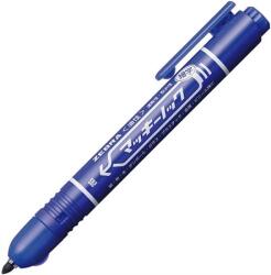 Zebra Alkoholos filc ZEBRA Mckie Retractable 1, 3mm nyomógombos visszahúzható heggyel, kék