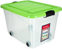 Kadax Játéktároló Nagy Doboz Gurulós Láda Műanyag Nagy 60L (K3567)