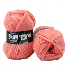DROPS Design Snow Uni 107 rózsaszín barack (060257)