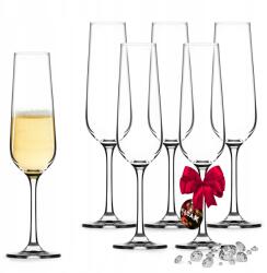 Kadax Prosecco Boros Pezsgős Poharak 200 ml 6 db-OS Szett Pohár Szett (K171)