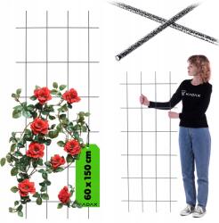 Kadax Kerti Pergola Fém Növénytámasz Rózsa Virág Rács 60x150cm (K1668)