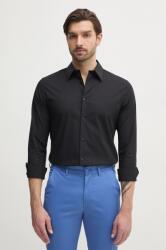 Calvin Klein férfi ing pamuttal - fekete S - answear - 28 990 Ft