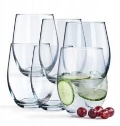 Kadax Poharak 6db-OS Italos Pohár Szett Gyümölcslé 580ml Pohár Szett (K6593)