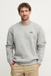 Alpha Industries felső Basic Sweater Small Logo - szürke L
