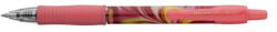 Pilot Zseléstoll, 0, 32 mm, nyomógombos, rózsaszín tolltest, PILOT "G-2 Flow", kék (PG27FLP) - tintasziget