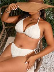 Shein HC61302 Shein Kétrészes Bordázott Kagyló Fürdőruha (10) 48