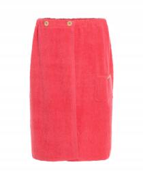 Sauna-czapka Szauna Törölköző 100%PAMUT Rózsaszín Férfi 50/140 Gombos (guz-mes-roz)