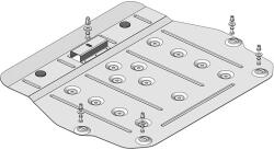 KOLCHUGA Motor és sebességváltó acélburkolat Toyota Highlander 2, 5 HYBRID 2019- (az eredeti műanyag borításho (KOL1176)