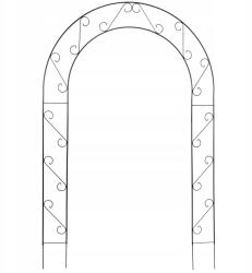 Kadax Kerti Pergola Fém Boltív Virágokhoz Rózsák Rózsákhoz KÚSZÓNÖVÉNYEK240cm Támaszték (K1665)